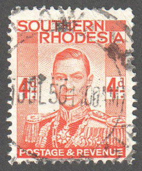 Southern Rhodesia Scott 45 Used - Click Image to Close